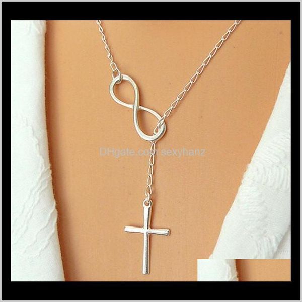 necklaces wholesale contracted infinity cross pendant necklace casual lariat alloy charm choker clavicle chain women party lovers gift kivsh, Silver
necklaces wholesale contracted infinity cross pendant necklace casual lariat alloy charm choker clavicle chain women party lovers gift kivsh, Silver