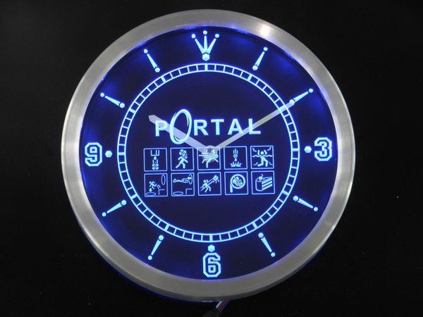 wall clocks nc0207 portal game neon light signs led clock
wall clocks nc0207 portal game neon light signs led clock