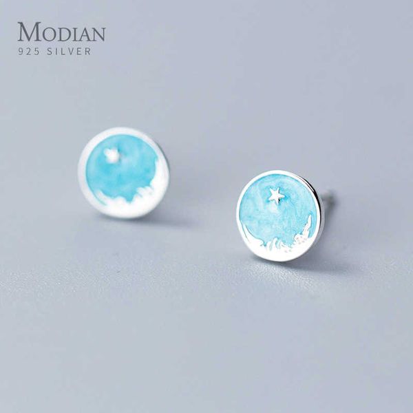 925 sterling silver round abstract style stud earrings for women enamel fashion stars fine jewelry pendientes 210707, Golden;silver
925 sterling silver round abstract style stud earrings for women enamel fashion stars fine jewelry pendientes 210707, Golden;silver
