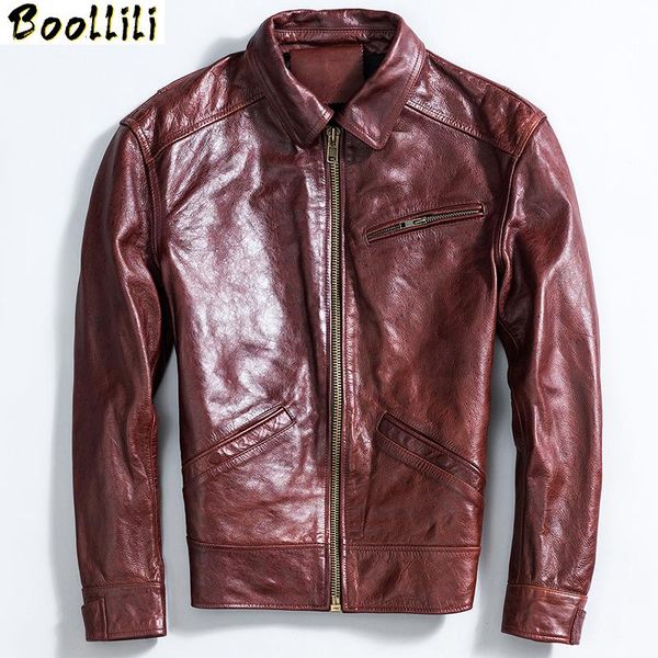 men's leather & faux boollili 2021 genuine jacket men vintage real cow coat spring autumn cowhide motorcycle man, Black
men's leather & faux boollili 2021 genuine jacket men vintage real cow coat spring autumn cowhide motorcycle man, Black
