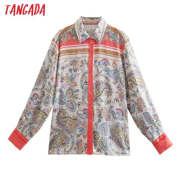 women retro flowers print chiffon shirt blouse long sleeve chic female 5z82 210416, White
women retro flowers print chiffon shirt blouse long sleeve chic female 5z82 210416, White