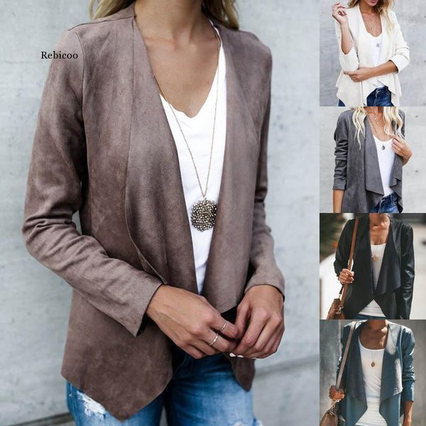 women's jackets suede fabric coat women slim solid outwear long sleeve short parka trench casual jacket winter autumn, Black;brown
women's jackets suede fabric coat women slim solid outwear long sleeve short parka trench casual jacket winter autumn, Black;brown