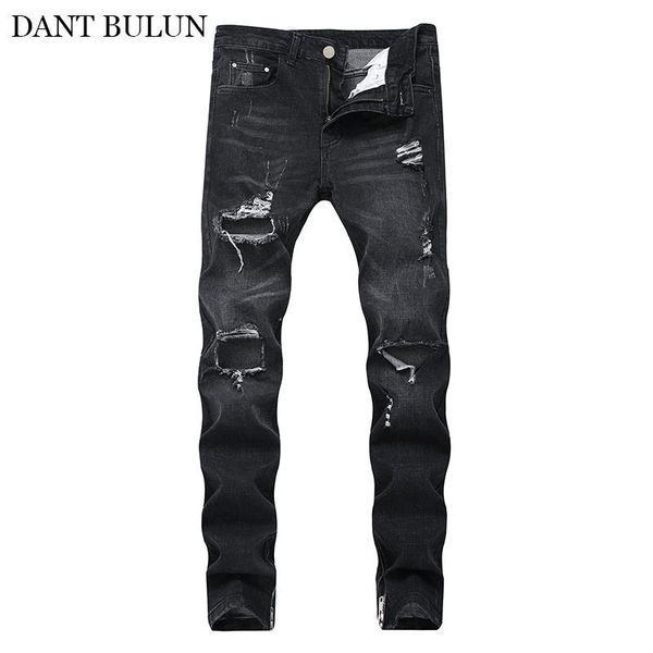 slim fit jeans for men vintage denim zipper pencil pants stretch trousers ripped male with button blue black men's
slim fit jeans for men vintage denim zipper pencil pants stretch trousers ripped male with button blue black men's