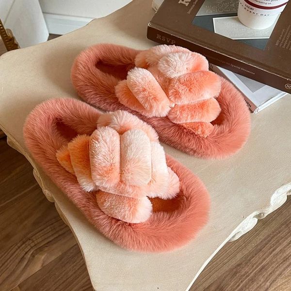 slippers women fur soft luxurious plush pink indoor cross vamp open toes 2021 winter faux warm ladies bedroom, Black
slippers women fur soft luxurious plush pink indoor cross vamp open toes 2021 winter faux warm ladies bedroom, Black