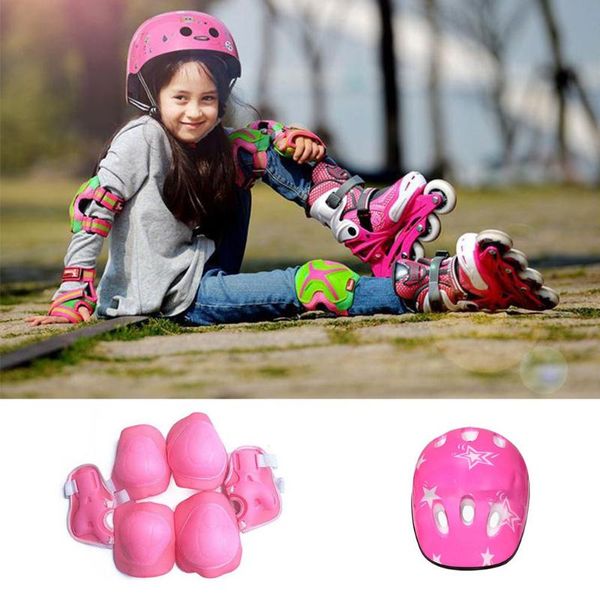 skating gear set durable skateboard accessories for children protector kids gift practical protective elbow & knee pads, Black;gray 
skating gear set durable skateboard accessories for children protector kids gift practical protective elbow & knee pads, Black;gray