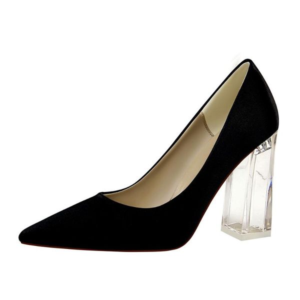 dress shoes women's square high heels arrival solid silk design pointed toe pumps women ladies g0132, Black
dress shoes women's square high heels arrival solid silk design pointed toe pumps women ladies g0132, Black