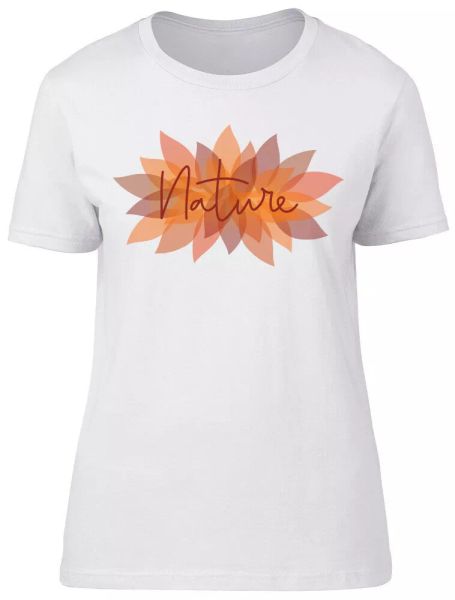 nature ladies womens fitted t-shirt, White;black
nature ladies womens fitted t-shirt, White;black