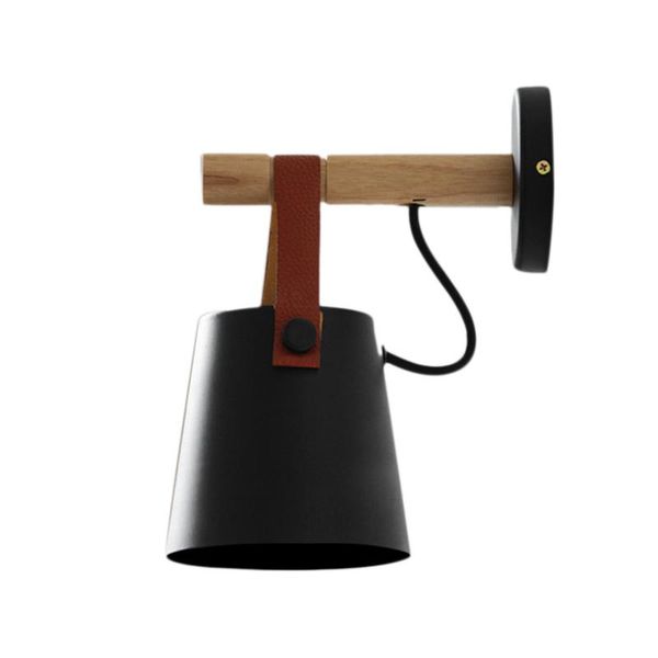 wall lamp led e27 solid wood bedside night modern nordic lampshade home decoration black
wall lamp led e27 solid wood bedside night modern nordic lampshade home decoration black