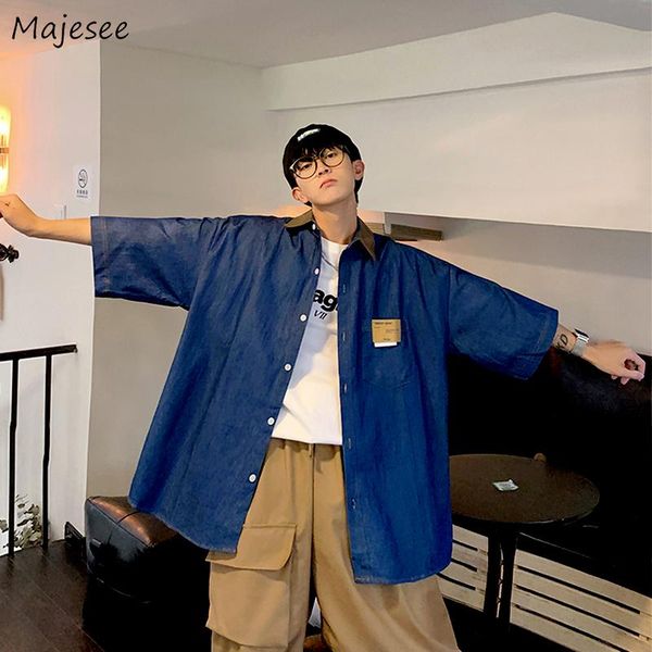men's casual shirts short sleeve men vintage loose plus size 3xl chic teens turn-down collar korean fashion harajuku handsome streetwea, White;black
men's casual shirts short sleeve men vintage loose plus size 3xl chic teens turn-down collar korean fashion harajuku handsome streetwea, White;black