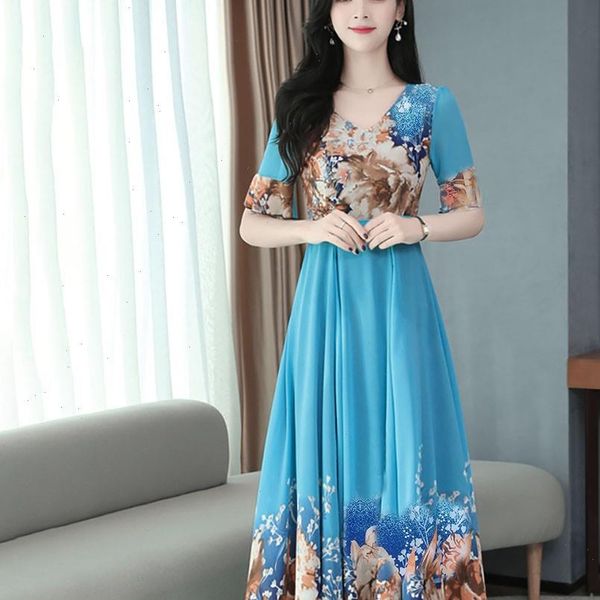 women dress summer long party elegant woman floral print short sleeve plus size v neck sundress ladies vestidos robe, Black;gray
women dress summer long party elegant woman floral print short sleeve plus size v neck sundress ladies vestidos robe, Black;gray