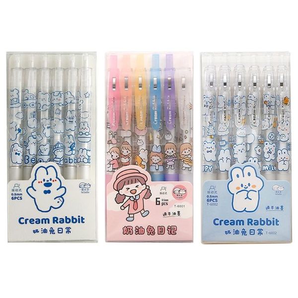gel pens 6 pcs cute retractable ink pen 0.5mm rollerball soft comfort grip for kids
gel pens 6 pcs cute retractable ink pen 0.5mm rollerball soft comfort grip for kids
