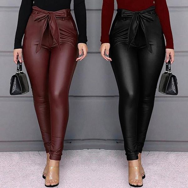 belt high waist pencil womens capri faux leather pu sashes long trousers casual exclusive design fashion, Black;white
belt high waist pencil womens capri faux leather pu sashes long trousers casual exclusive design fashion, Black;white