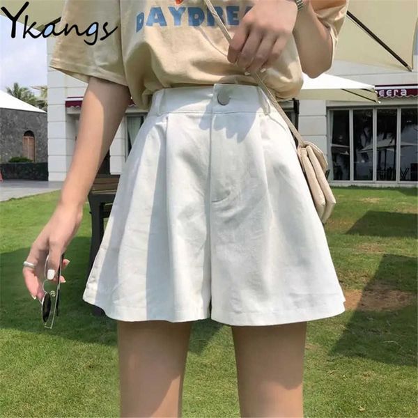 summer loose high-waist wide leg shorts woman casual kroean fashion black bottoms female plus size white wild streetwear 210619, White;black
summer loose high-waist wide leg shorts woman casual kroean fashion black bottoms female plus size white wild streetwear 210619, White;black