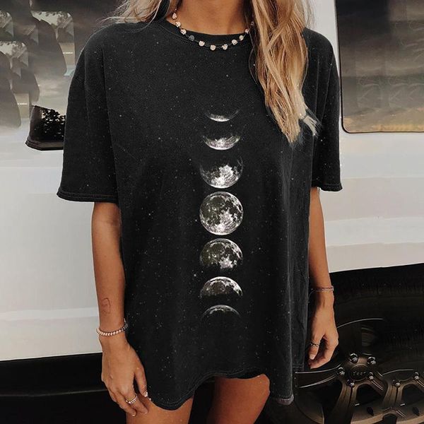 women's blouses & shirts vintage sun and moon printed pattern casual short sleeve blouse camisetas de mujer blusas bluzka jedwab roupa, White
women's blouses & shirts vintage sun and moon printed pattern casual short sleeve blouse camisetas de mujer blusas bluzka jedwab roupa, White