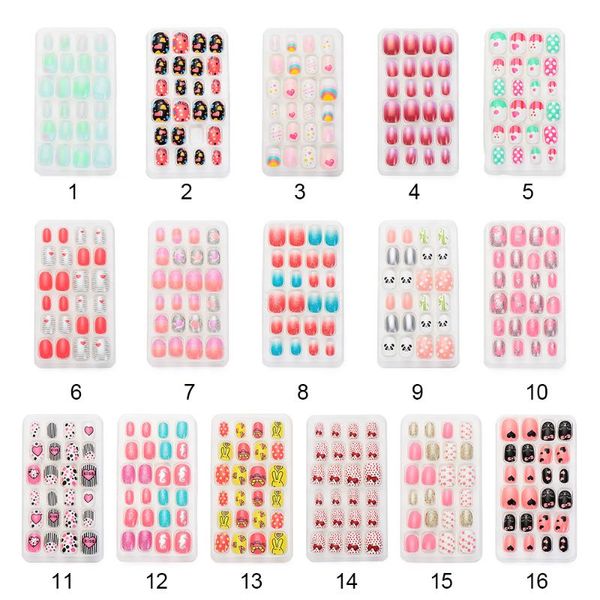 false nails 24pcs/lot candy nail tips press on children cartoon full cover kid glue self fake art for girls manicure, Red;gold
false nails 24pcs/lot candy nail tips press on children cartoon full cover kid glue self fake art for girls manicure, Red;gold