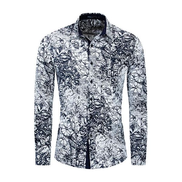 flower printing shirt summer autumn royal blue men shirts long sleeve chemise homme cotton male hawaiian shirts,56004 men's casual, White;black
flower printing shirt summer autumn royal blue men shirts long sleeve chemise homme cotton male hawaiian shirts,56004 men's casual, White;black