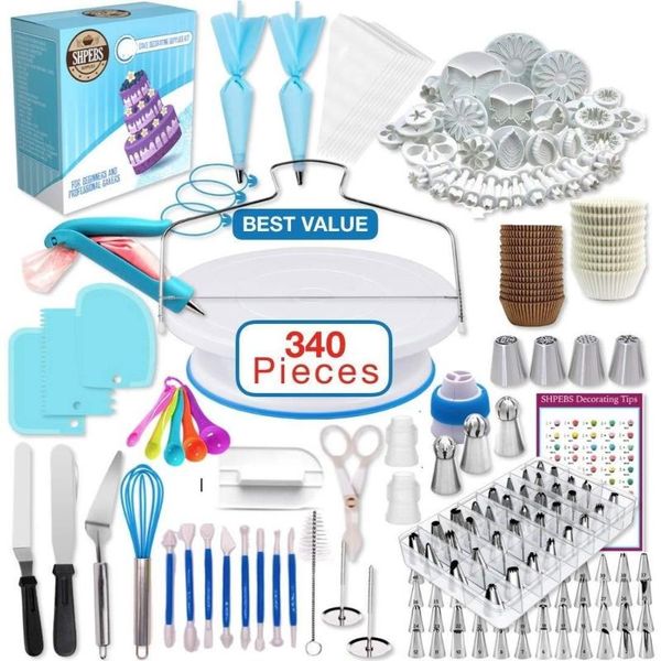 baking & pastry tools 340pcs/107pcs/207pcs set cake decoration russian torch nozzles non-slip drawing table founder mould
baking & pastry tools 340pcs/107pcs/207pcs set cake decoration russian torch nozzles non-slip drawing table founder mould