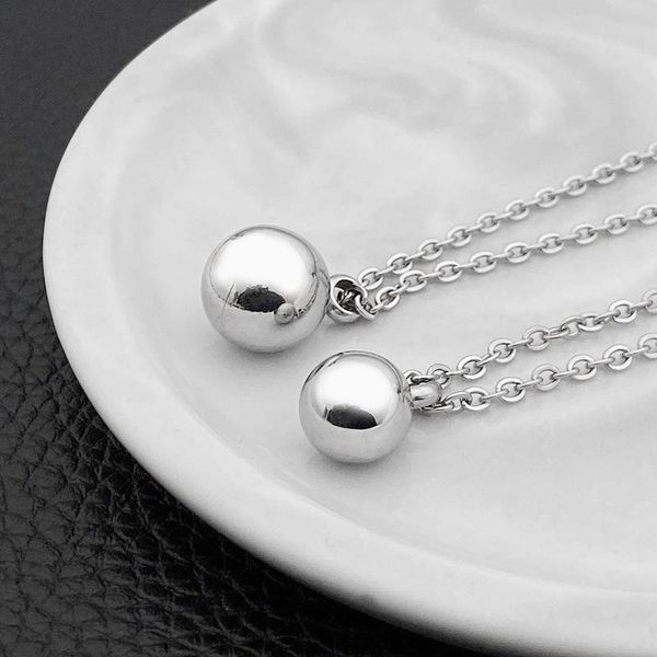 pendant necklaces necklace men's stainless steel simple big beads fashion ball jewelry on the neck accessories, Silver
pendant necklaces necklace men's stainless steel simple big beads fashion ball jewelry on the neck accessories, Silver