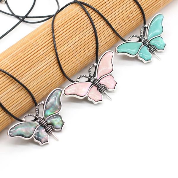 pendant necklaces selling natural freshwater shell butterfly shape necklace multicolor exquisite diy jewelry mother-of-pearl shells, Silver
pendant necklaces selling natural freshwater shell butterfly shape necklace multicolor exquisite diy jewelry mother-of-pearl shells, Silver