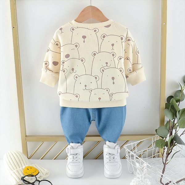 baby boy cotton two piece suit girl plus velvet warmth cartoon bear cute clothes t shirt kid, White
baby boy cotton two piece suit girl plus velvet warmth cartoon bear cute clothes t shirt kid, White