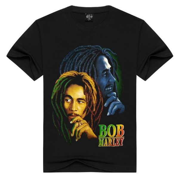 men's t-shirts men/women 100% cotton bob marley t-shirt rock summer casual men effects black hip hop loose, White;black
men's t-shirts men/women 100% cotton bob marley t-shirt rock summer casual men effects black hip hop loose, White;black