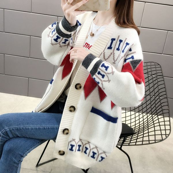 fashion sweater cardigan coat women's knitting 2021 spring european style foreign and autumn thin, White;black
fashion sweater cardigan coat women's knitting 2021 spring european style foreign and autumn thin, White;black