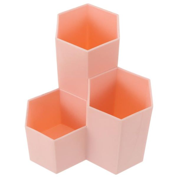 three compartments pen holder deskorganizer brushes container rhombus case storage boxes & bins
three compartments pen holder deskorganizer brushes container rhombus case storage boxes & bins