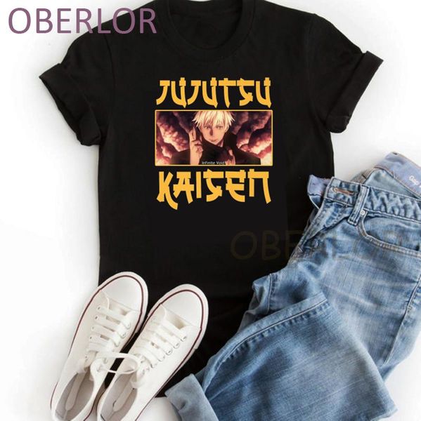 women's t-shirt jujutsu kaisen satoru gojo anime manga fashion men women short sleeve t shirt casual kawaii cartoon vintage clothes, White
women's t-shirt jujutsu kaisen satoru gojo anime manga fashion men women short sleeve t shirt casual kawaii cartoon vintage clothes, White