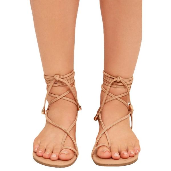 sandals 2021 golden strappy flat-bottomed womens fashionable gladiator lace-up outdoor street shooting banquet, Black
sandals 2021 golden strappy flat-bottomed womens fashionable gladiator lace-up outdoor street shooting banquet, Black