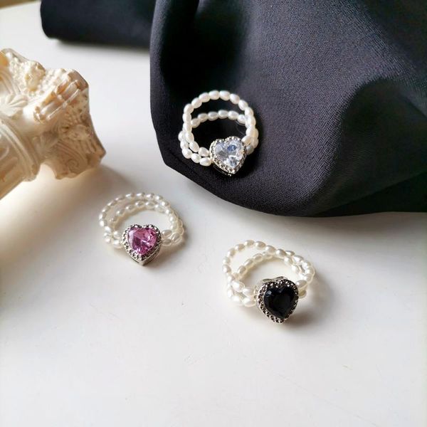cluster rings fashion girls and students aesthetic pretty diamante heart with pearl band stretched ring 2449, Golden;silver
cluster rings fashion girls and students aesthetic pretty diamante heart with pearl band stretched ring 2449, Golden;silver