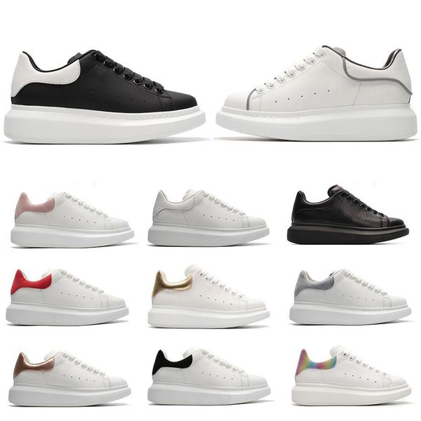 2021 leather casual shoes luxury designer classic sneakers reflective lace up breathable comfortable men women sports shoe, Black
2021 leather casual shoes luxury designer classic sneakers reflective lace up breathable comfortable men women sports shoe, Black
