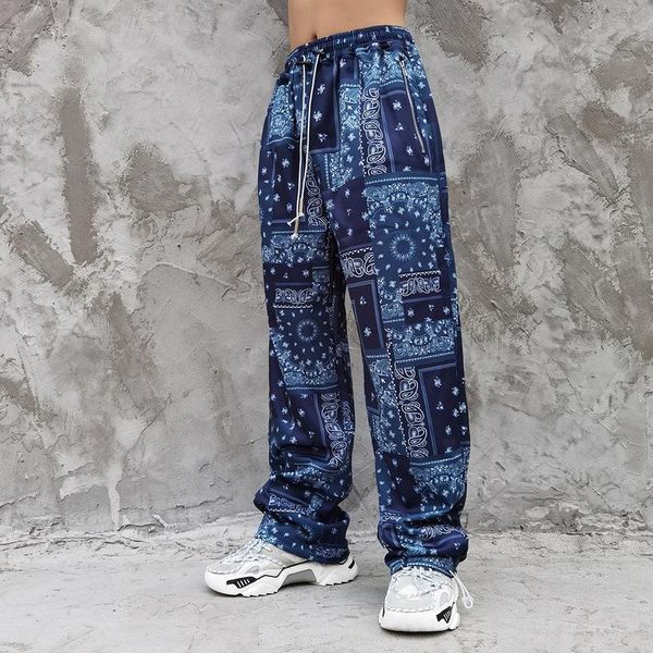 men hip hop pant retro wide leg sweatpant bandana loose jogger sport trouser fashion streetwear long straight trousers men's pants, Black
men hip hop pant retro wide leg sweatpant bandana loose jogger sport trouser fashion streetwear long straight trousers men's pants, Black