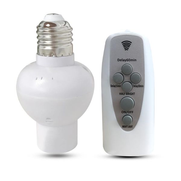 lamp holders & bases professional e27 wireless remote control holder lighting bulb cap socket switch 220v
lamp holders & bases professional e27 wireless remote control holder lighting bulb cap socket switch 220v