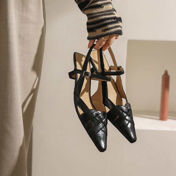 sandals novo verão sapatos femininos cinta fina combinação apontou salto baixo sandálias femininas de couro genuÃno feminino saltos pb8g, Black
sandals novo verão sapatos femininos cinta fina combinação apontou salto baixo sandálias femininas de couro genuÃno feminino saltos pb8g, Black