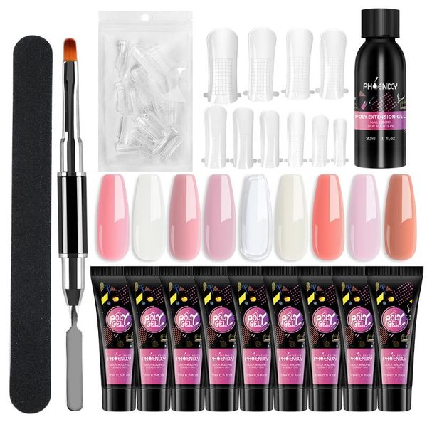 nail art kits poly extention gel set semi permanent varnish for building quick kit manicure tools extension
nail art kits poly extention gel set semi permanent varnish for building quick kit manicure tools extension