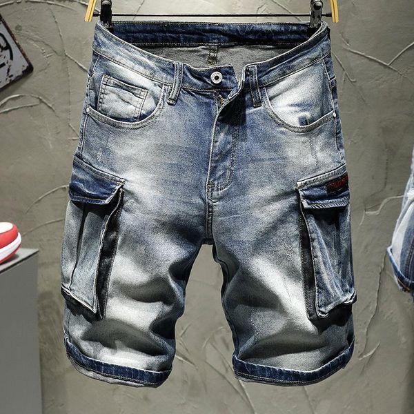 men's shorts men denim jeans straight multi-pocket good quality loose casual knee length short pants plus size cotton sweathshorts, White;black
men's shorts men denim jeans straight multi-pocket good quality loose casual knee length short pants plus size cotton sweathshorts, White;black