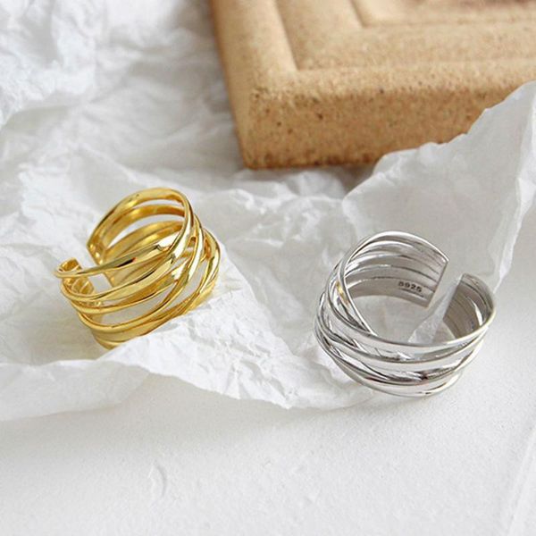 wedding rings simple and individual design fashion multi-layer winding woven ring female adjustable korean version fine women jewelry, Slivery;golden
wedding rings simple and individual design fashion multi-layer winding woven ring female adjustable korean version fine women jewelry, Slivery;golden