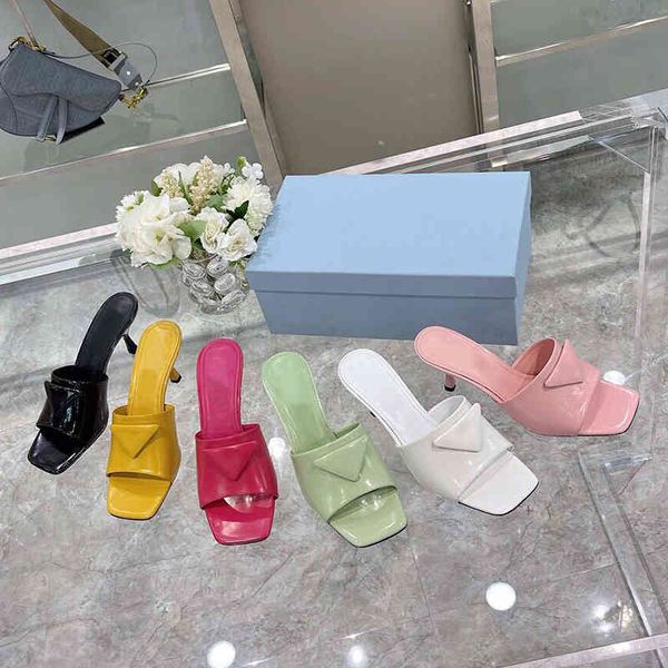 2021 summer new p leather home high heel slippers for women wearing open toe triangle with casual thin sandals zly zly, Black
2021 summer new p leather home high heel slippers for women wearing open toe triangle with casual thin sandals zly zly, Black