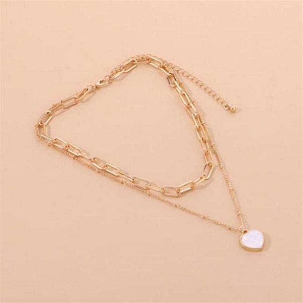 chains 2021 europe and america fashion simple colorful love pendant necklace sweater multi-layer beaded heart-shaped, Silver
chains 2021 europe and america fashion simple colorful love pendant necklace sweater multi-layer beaded heart-shaped, Silver