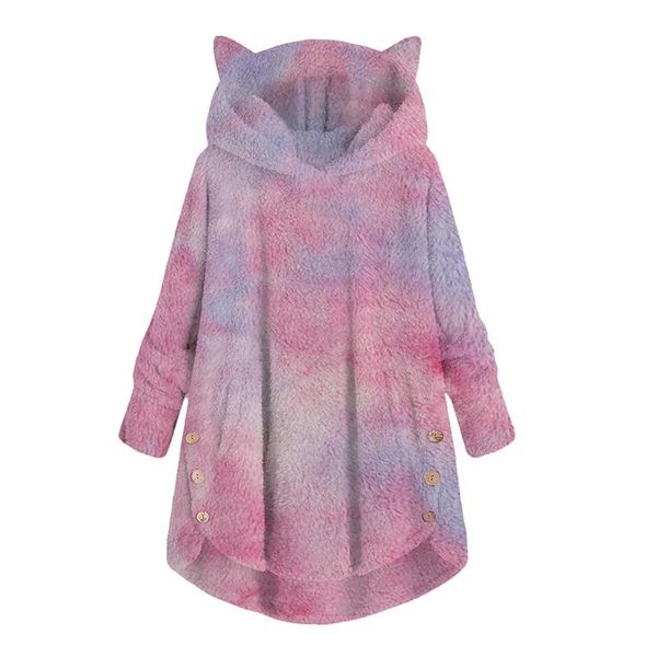 women's hoodies & sweatshirts tie-dyed print winter warm hoodie women ladies fashion harajuku cat ear pullover tracksuit oversized pock, Black
women's hoodies & sweatshirts tie-dyed print winter warm hoodie women ladies fashion harajuku cat ear pullover tracksuit oversized pock, Black