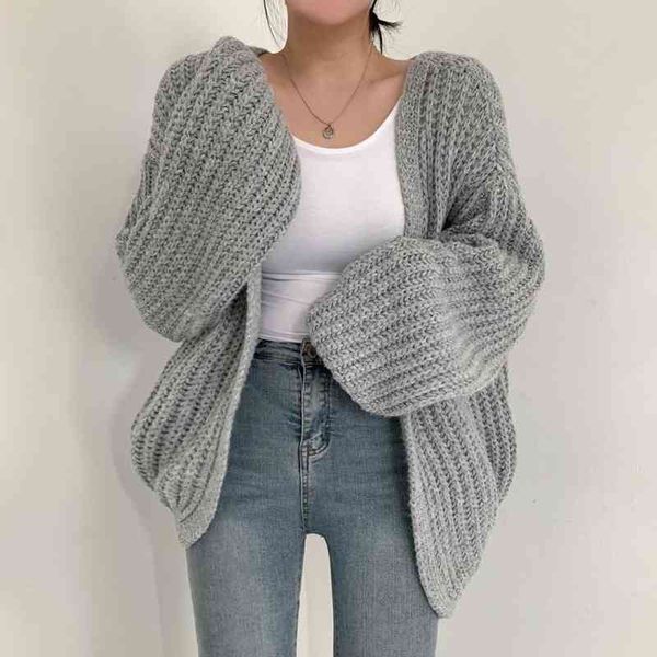 women's sweaters autumn lazy loose casual solid v neck lantern sleeve knitted sweater wild long oversize cardigan coat retro sueters mu, White;black
women's sweaters autumn lazy loose casual solid v neck lantern sleeve knitted sweater wild long oversize cardigan coat retro sueters mu, White;black