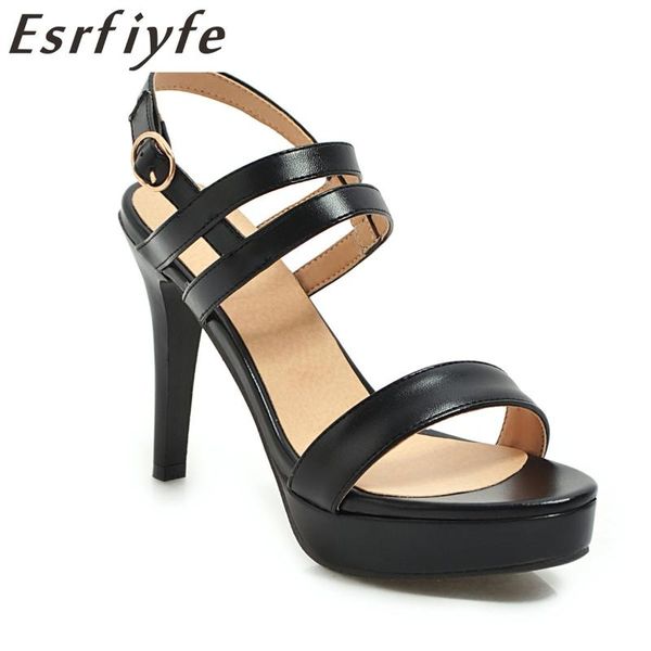 quality soft leather thin high heel platform sandals women footwear fashion back strap lady party shoes, Black
quality soft leather thin high heel platform sandals women footwear fashion back strap lady party shoes, Black