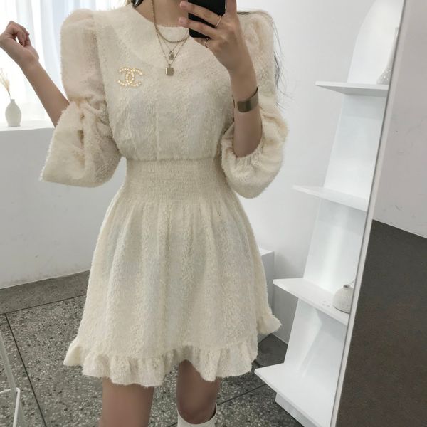 dresses 2021 early spring chic crew neck jacquard female long style pleating slim fashion plush bottoming, Black;gray
dresses 2021 early spring chic crew neck jacquard female long style pleating slim fashion plush bottoming, Black;gray