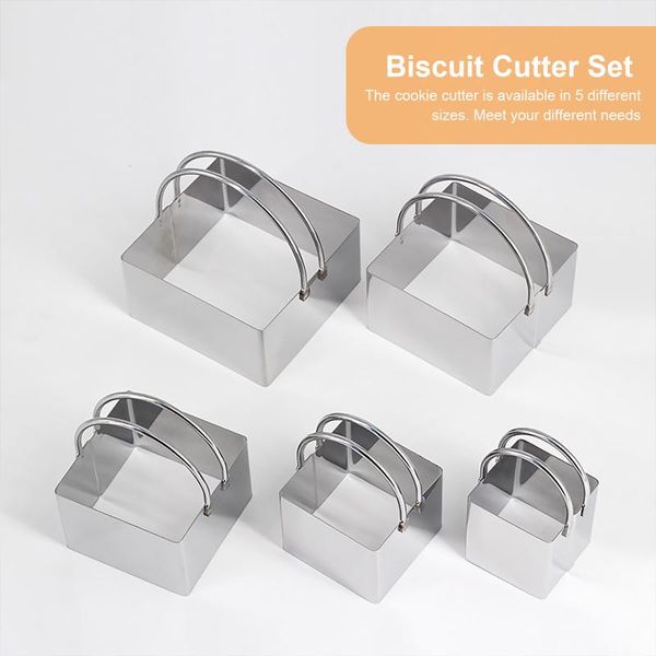 baking moulds stainless steel biscuit mould portable square shape cake fondant mold kitchen gadgets accessories cookie cutter 5pcs
baking moulds stainless steel biscuit mould portable square shape cake fondant mold kitchen gadgets accessories cookie cutter 5pcs