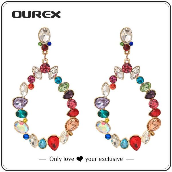 hoop & huggie ourex 2021 fashion multicolour crystal round drop earrings simple design geometry dangle for women party jewelry, Golden;silver
hoop & huggie ourex 2021 fashion multicolour crystal round drop earrings simple design geometry dangle for women party jewelry, Golden;silver