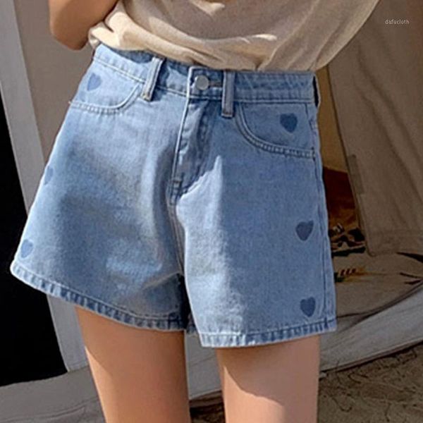 summer high waist sweet love pattern embroidery denim shorts female wide leg a-line mini short jeans harajuku cyber y2k women's, Blue
summer high waist sweet love pattern embroidery denim shorts female wide leg a-line mini short jeans harajuku cyber y2k women's, Blue