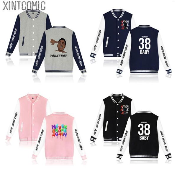 rap youngboy baseball uniform spring and autumn coat casual fleece sportswear jackets tracksuit clothes women's, Black;brown
rap youngboy baseball uniform spring and autumn coat casual fleece sportswear jackets tracksuit clothes women's, Black;brown