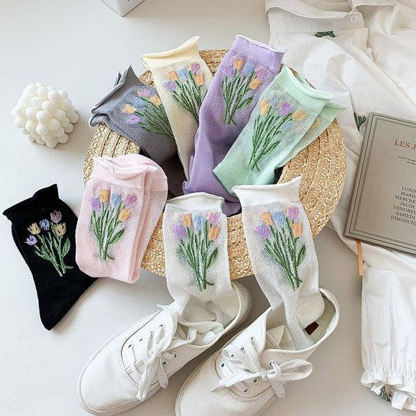 socks & hosiery summer lace mesh frilly untra-thin hollow out fishnet sock japanese korean cozy cotton cute flower jacquard cool, Black;white
socks & hosiery summer lace mesh frilly untra-thin hollow out fishnet sock japanese korean cozy cotton cute flower jacquard cool, Black;white