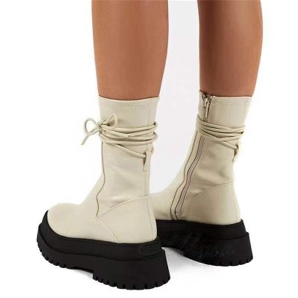 spring autumn leather mid calf boots women motorcycle anti skid wear-resistant female shoes ladies thick sole punk, Black
spring autumn leather mid calf boots women motorcycle anti skid wear-resistant female shoes ladies thick sole punk, Black