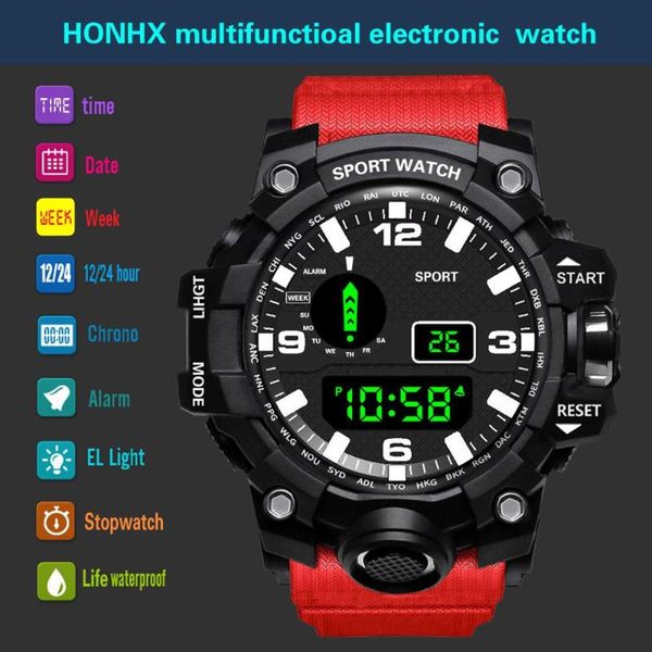 wristwatches men's high-end fashion casual wear luxury digital military outdoor sports electronic watch date led student, Slivery;brown
wristwatches men's high-end fashion casual wear luxury digital military outdoor sports electronic watch date led student, Slivery;brown